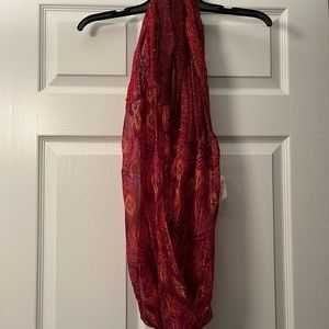 NWT Red Infinity Scarf